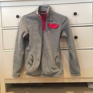 Patagonia Grey Button Up Jacket